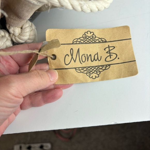 Mona B /RECYCLA Up-cycled heavy canvas rucksack/duffle bag-NWT - Picture 8 of 15